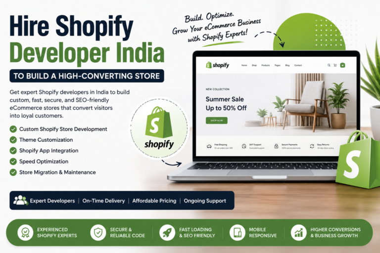 Hire Shopify Developer India to Build a High-Converting Store