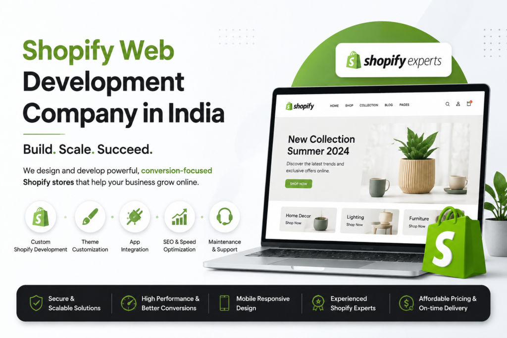 Why Choosing a Shopify Web Development Company in India Is the Smartest Investment for Your eCommerce Business